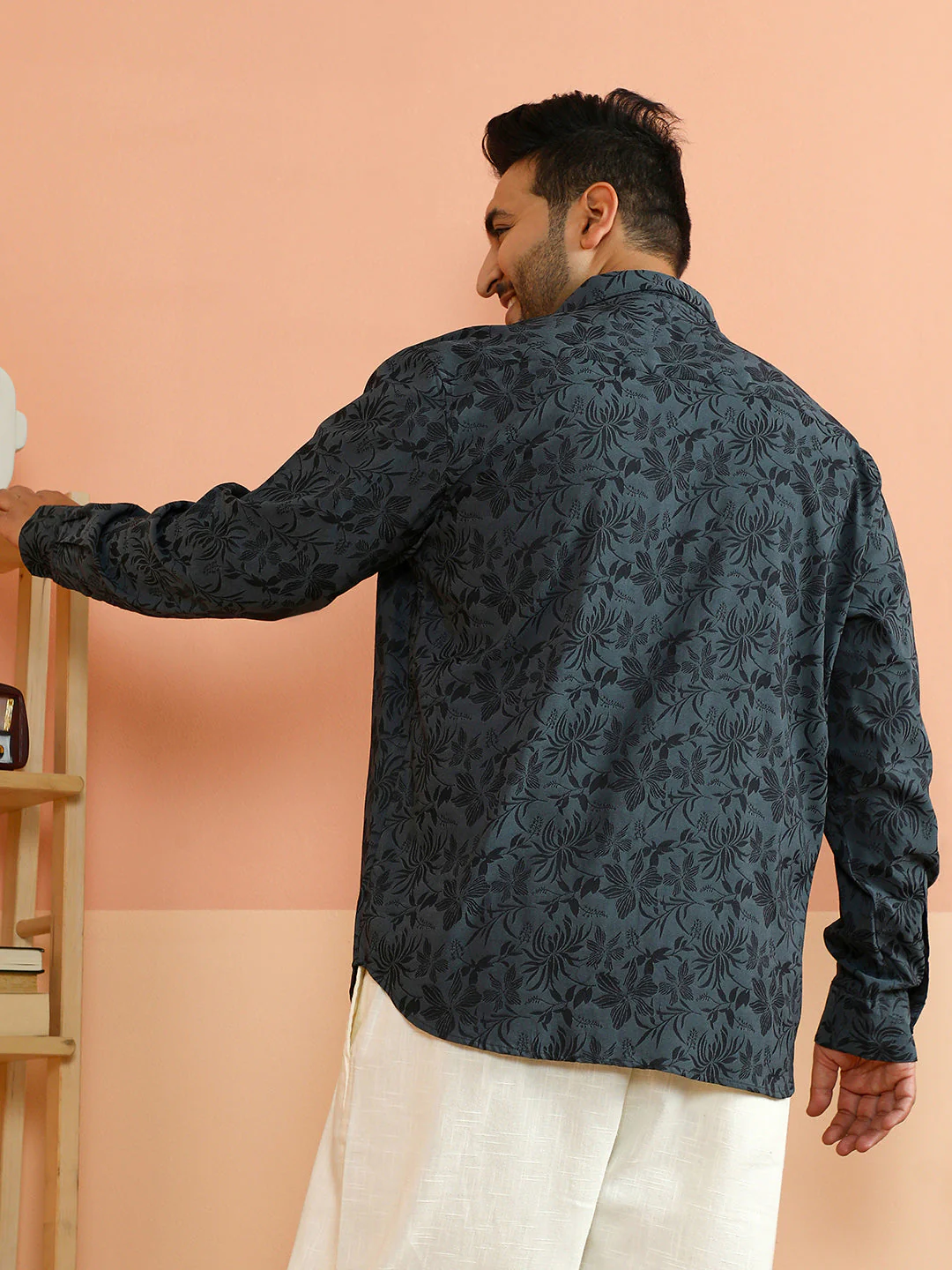 Botanical-Jacquard Shirt - Image 4