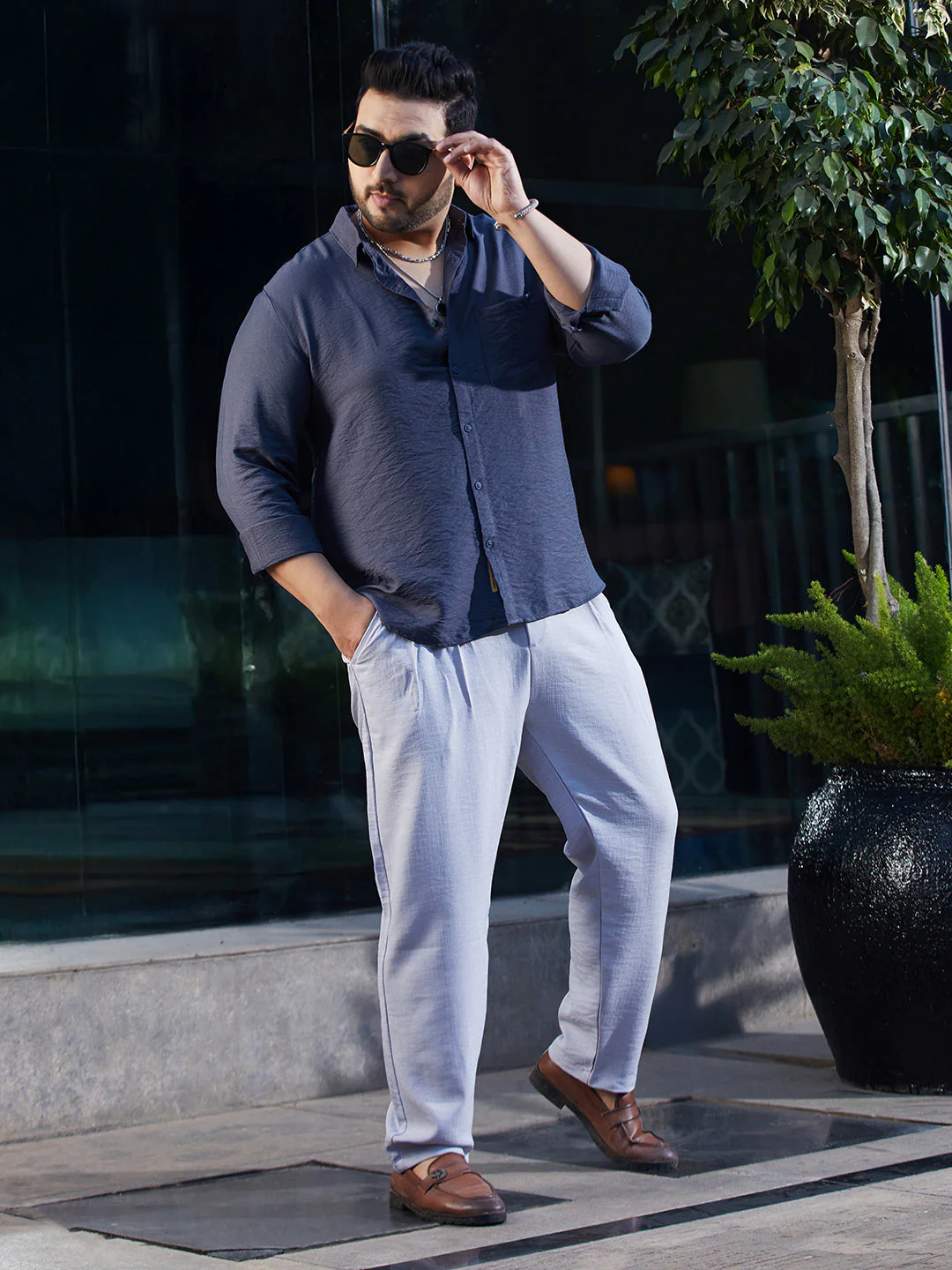 Breezy Wrinked Relaxed Shirt - Image 6