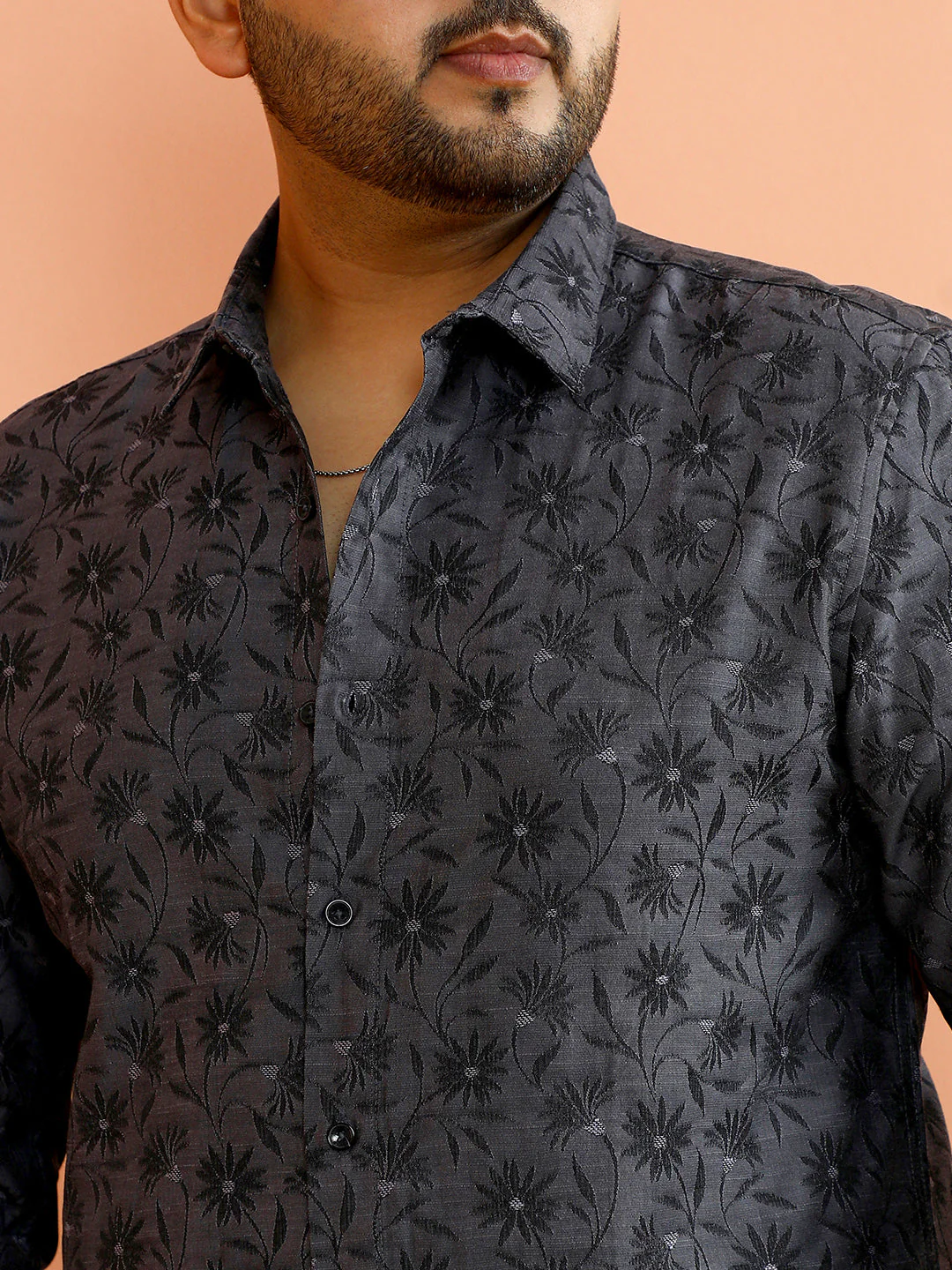 Floret-Jacquard Shirt - Image 7