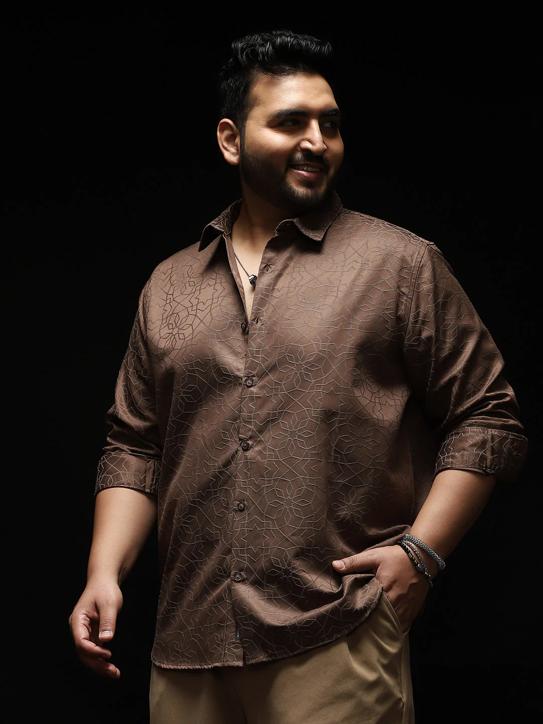 Celestrial Jacquard Shirt - Image 3