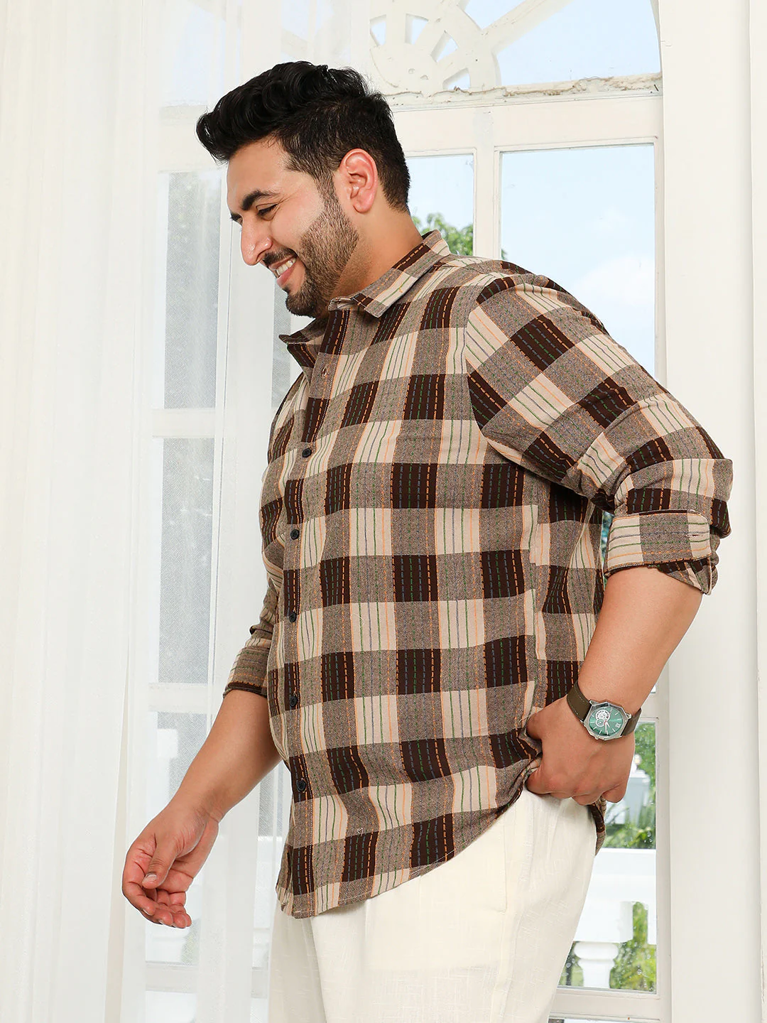 Chalk-Buffalo Check Shirt - Image 3