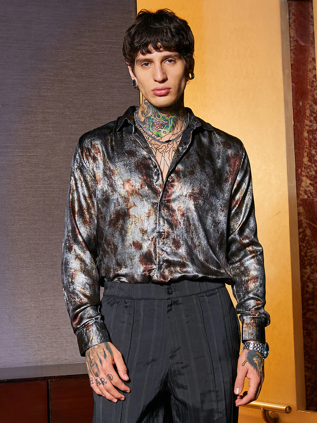 Metallic-Pigment Shirt - Image 2