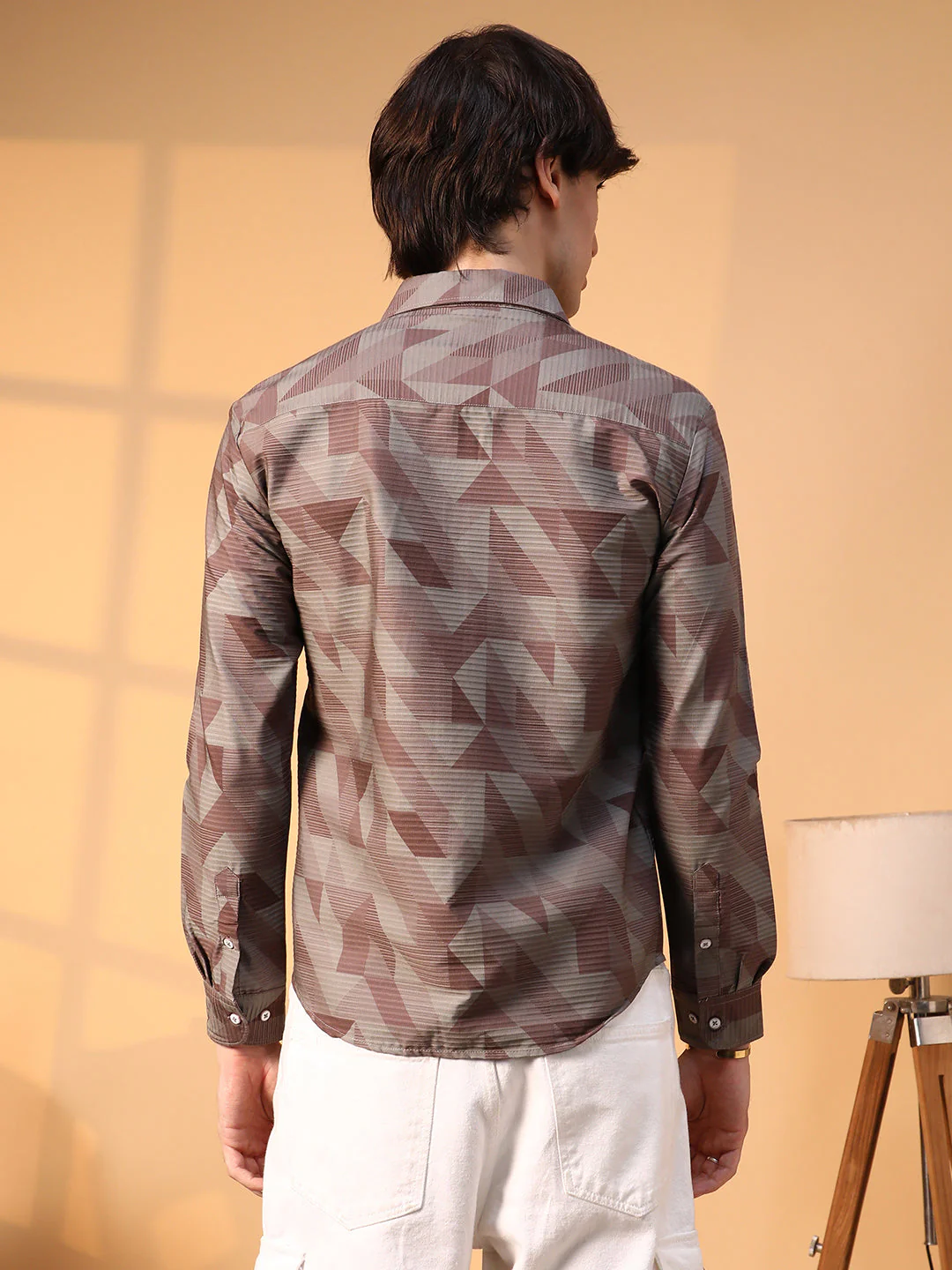 Geometric Seersucker Shirt - Image 4