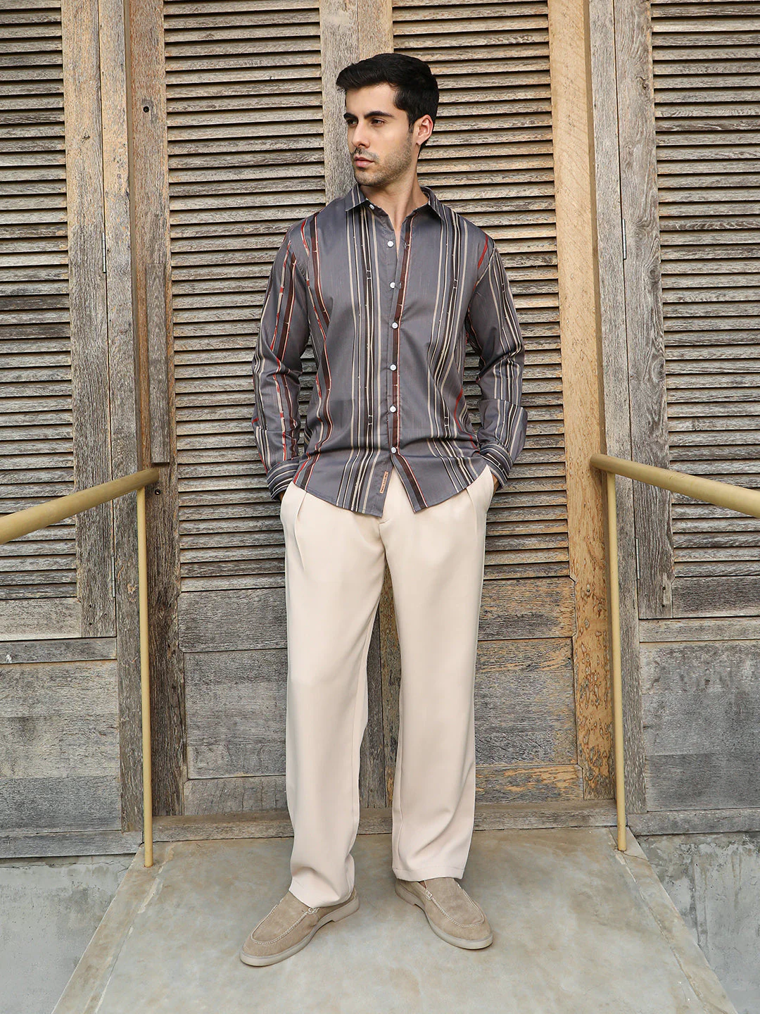 Artistic-Stripe Shirt - Image 5