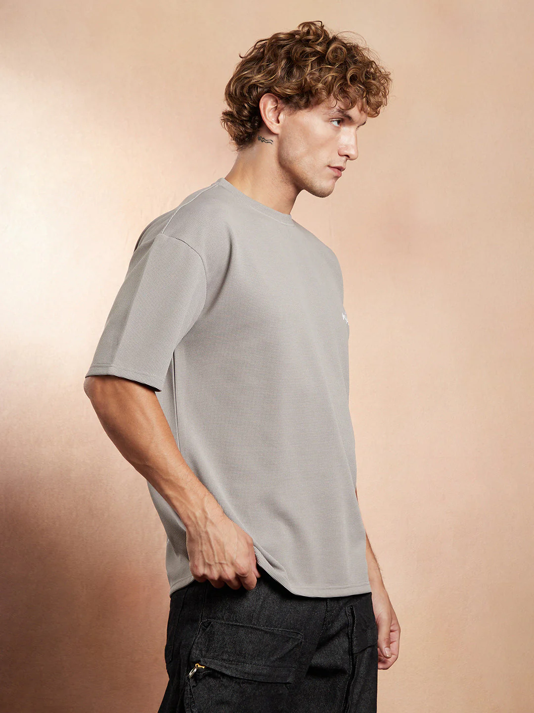 Boxy Folk-Wave T-Shirt - Image 3