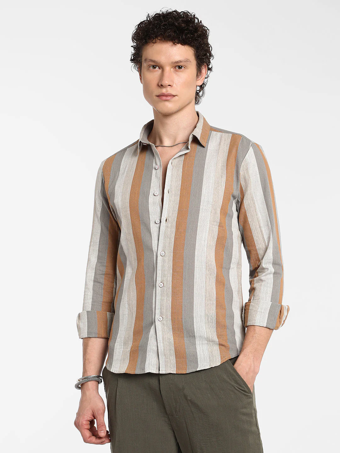 Block-Striped Shirt - Image 2