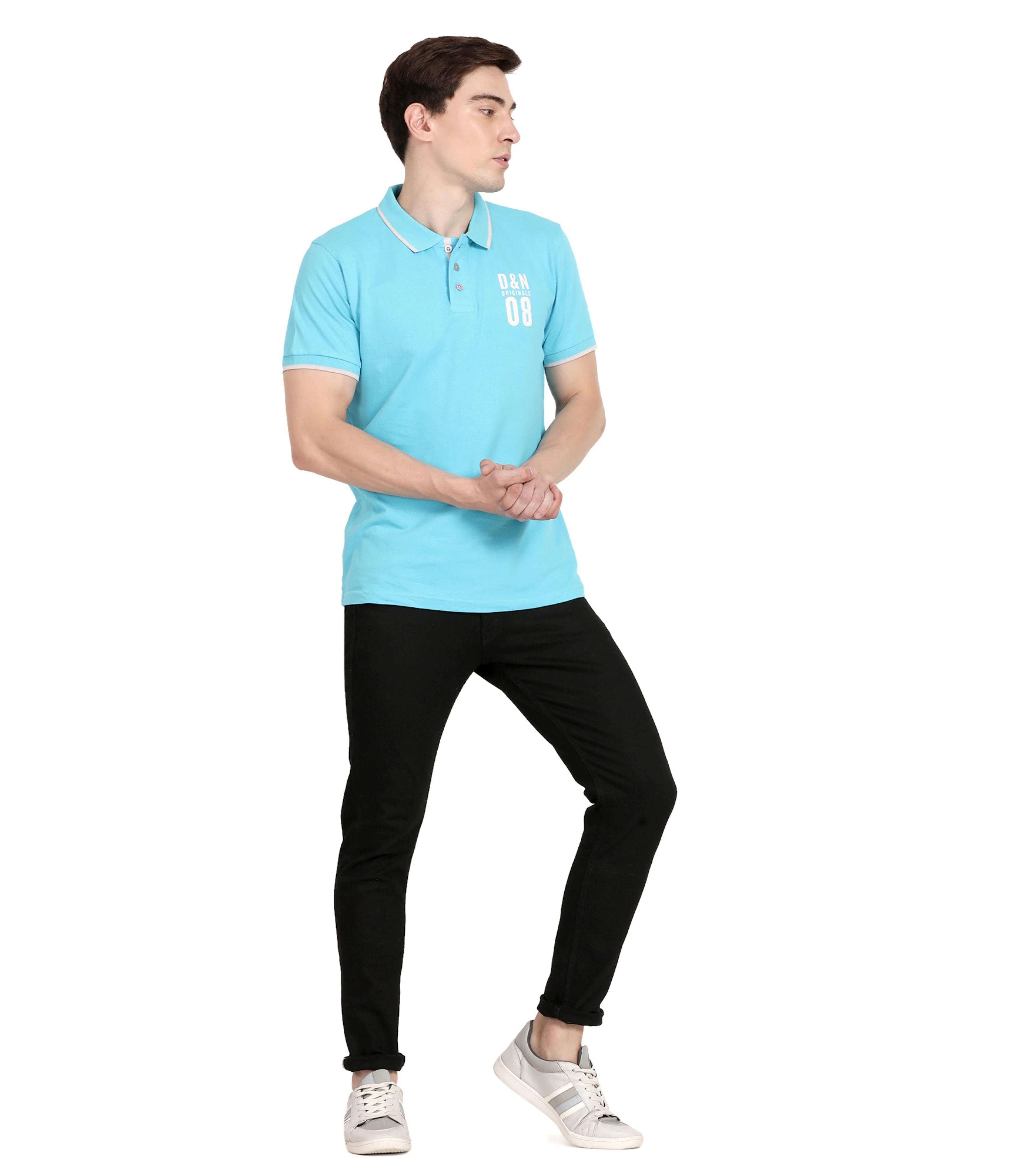 Men's Cotton Polo T Shirt - Image 46