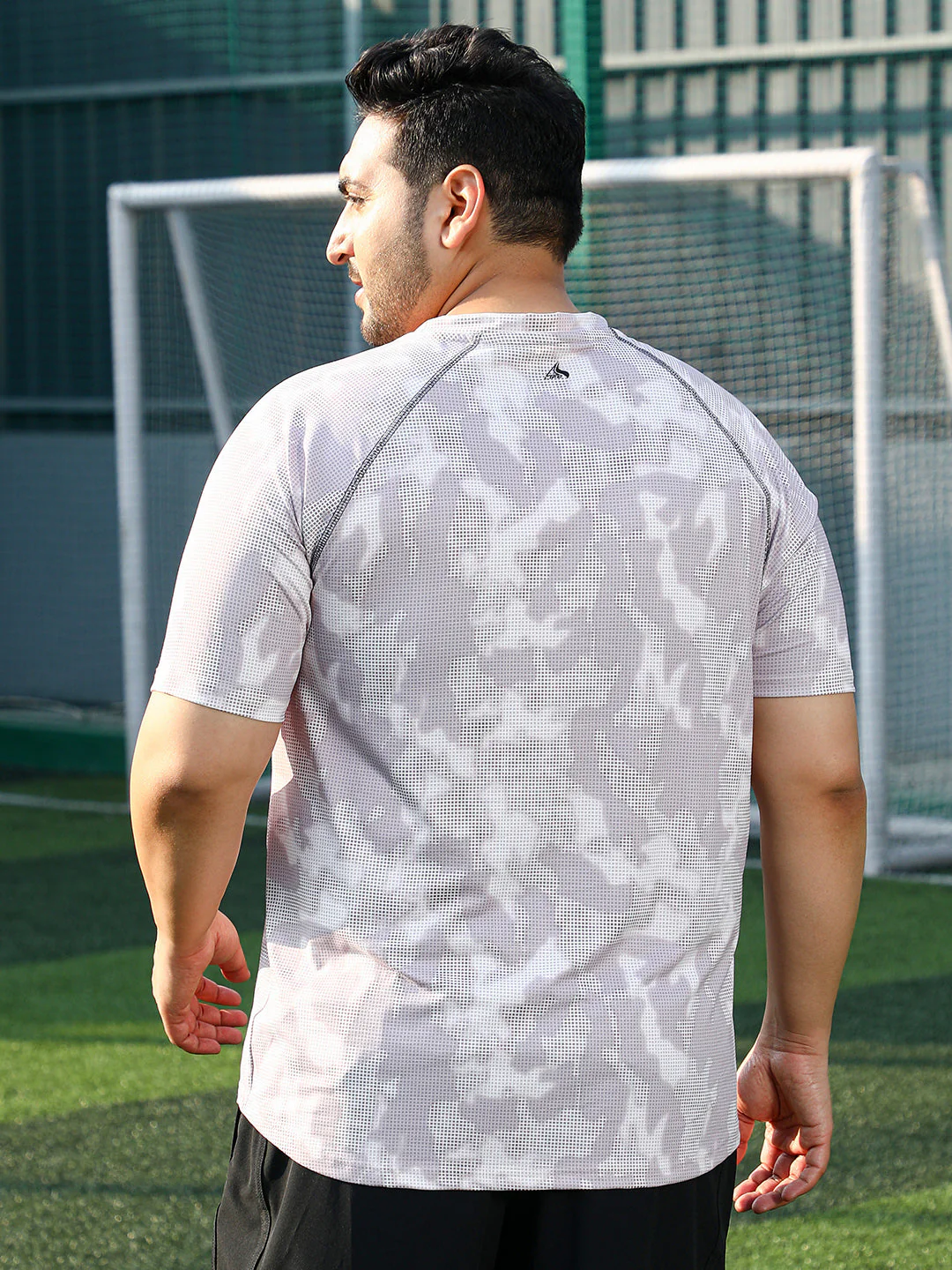 Abstract Topography Activewear T-Shirt - Image 4