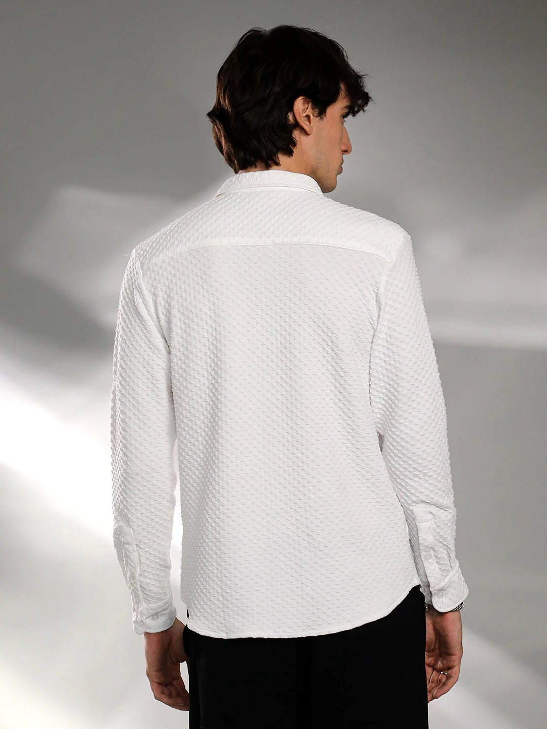 Cubic-Textured Shirt - Image 4