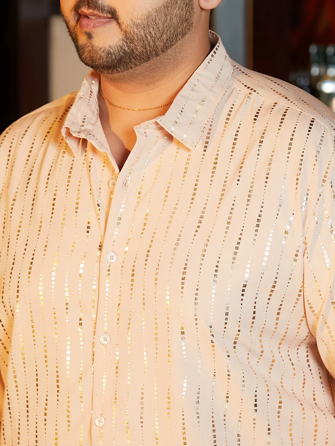 Metallic-Vined Shirt - Image 7