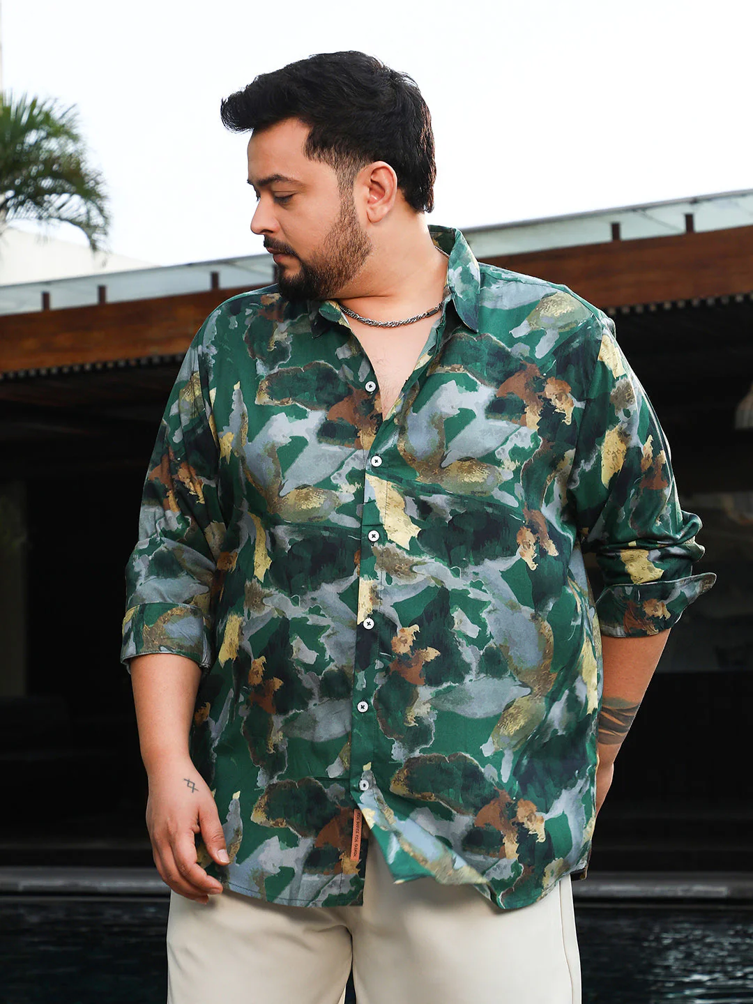 Botanical-Impression Shirt - Image 3