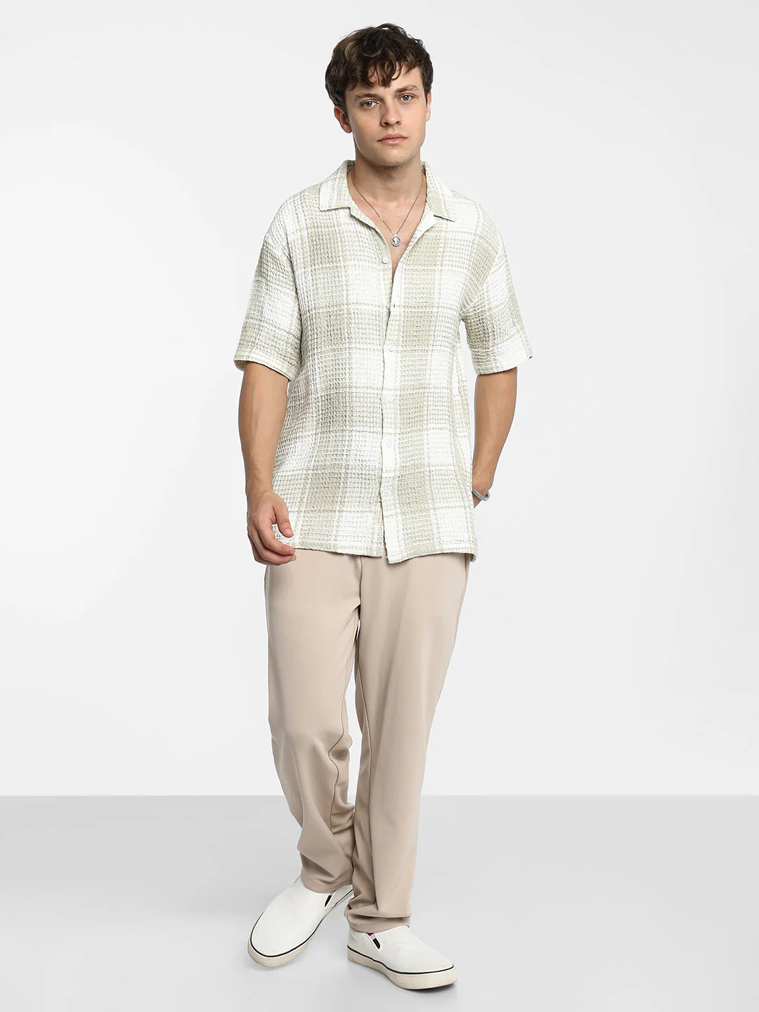 Buffalo Check Oversized Shirt - Image 4
