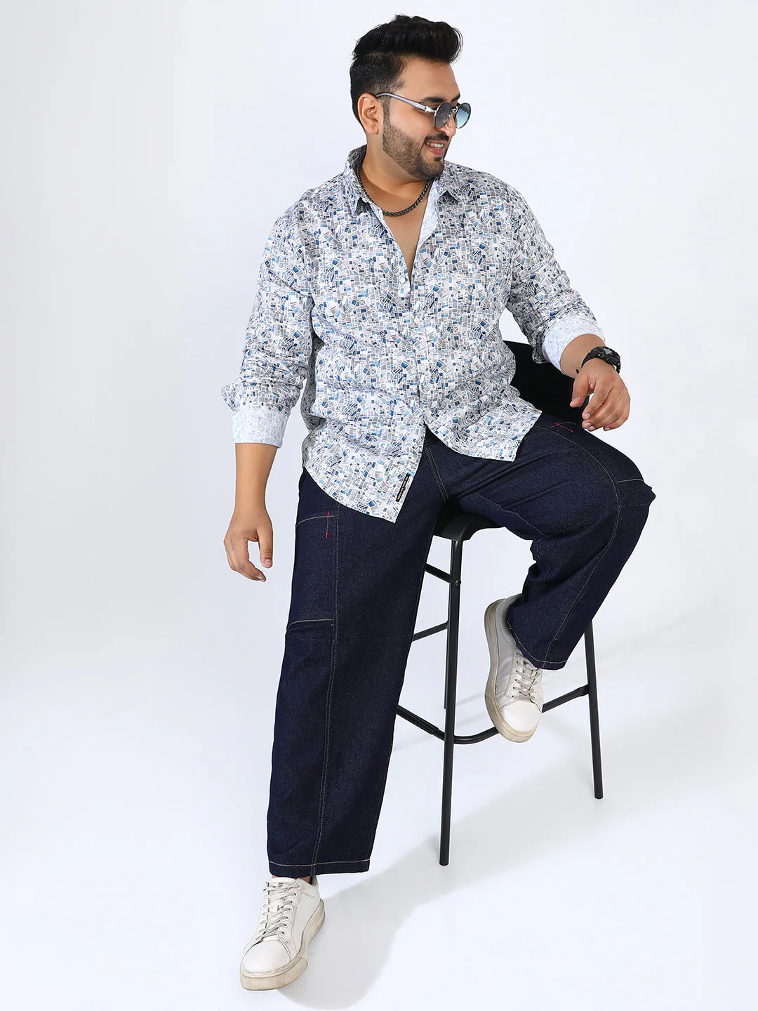 Abstract Cotton Shirt - Image 6