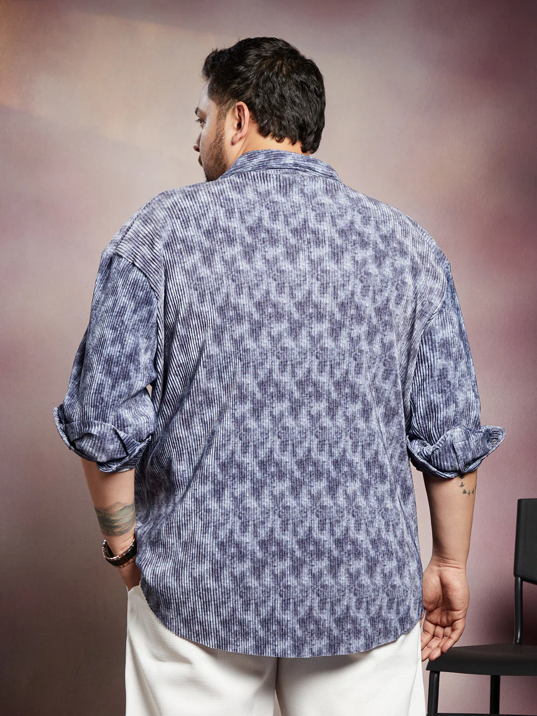 Faded Corduroy Relaxed Shirt - Image 4