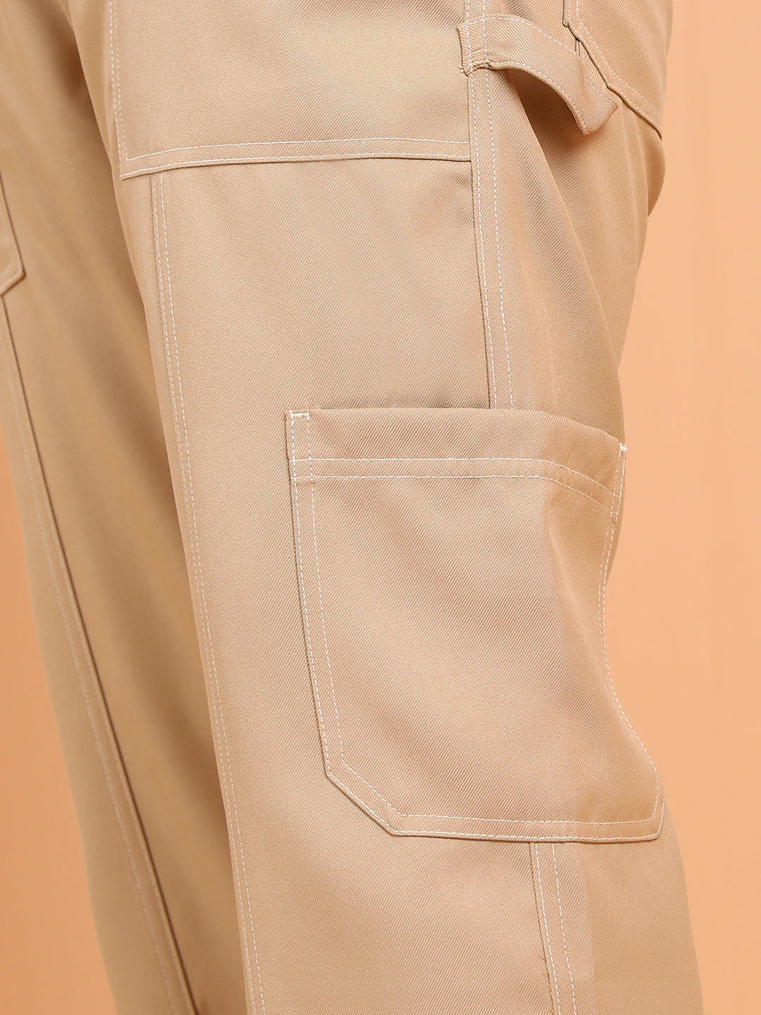 Contrast-Stitch Carpenter Utility Trousers - Image 7