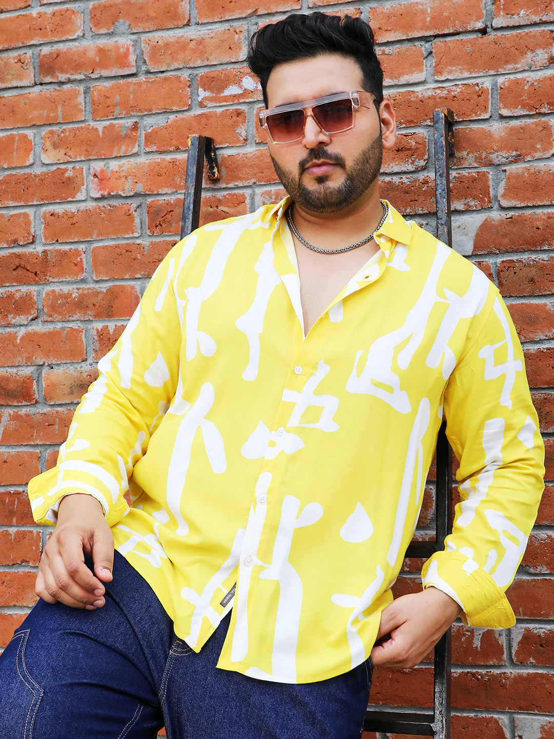Abstract Print Shirt - Image 5