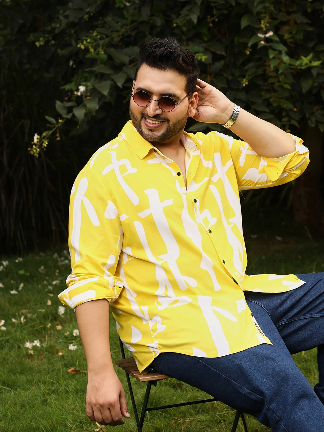 Abstract Print Shirt - Image 9