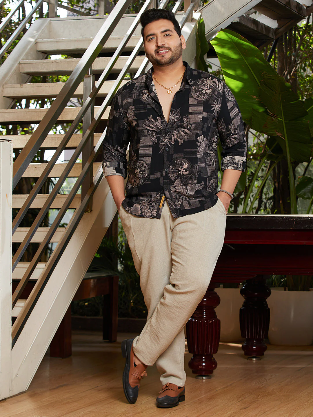 Bloom-Imprint Shirt - Image 5