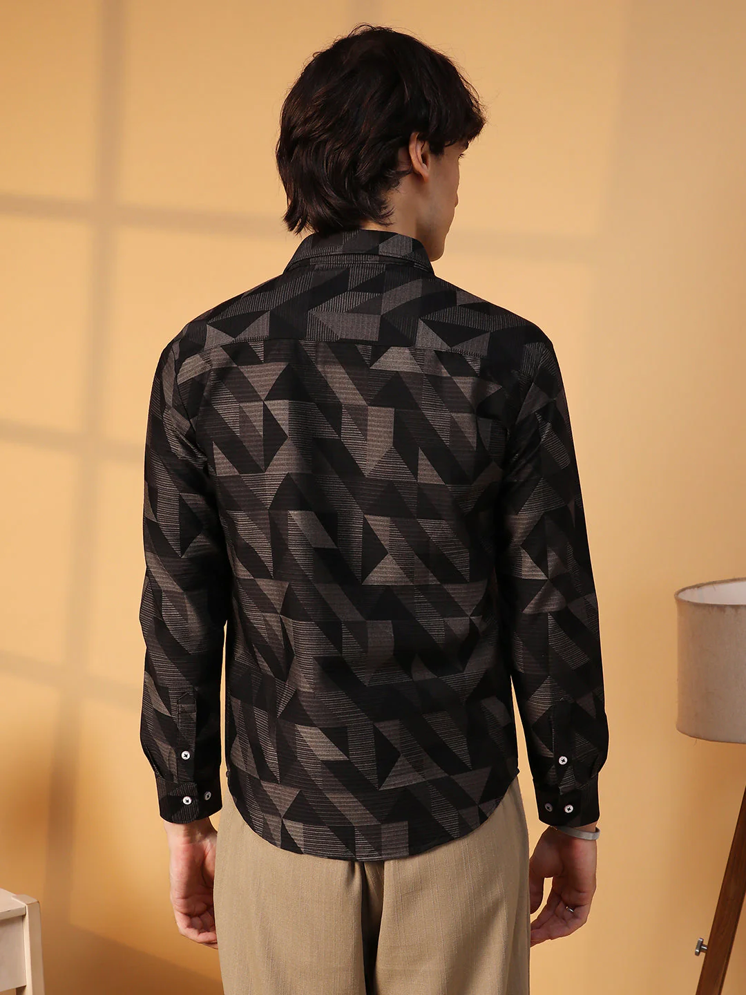 Geometric Seersucker Shirt - Image 4