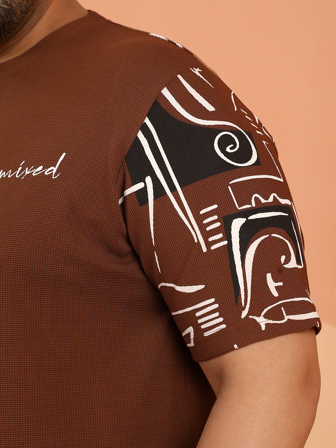 Boxy Folk-Wave T-Shirt - Image 11