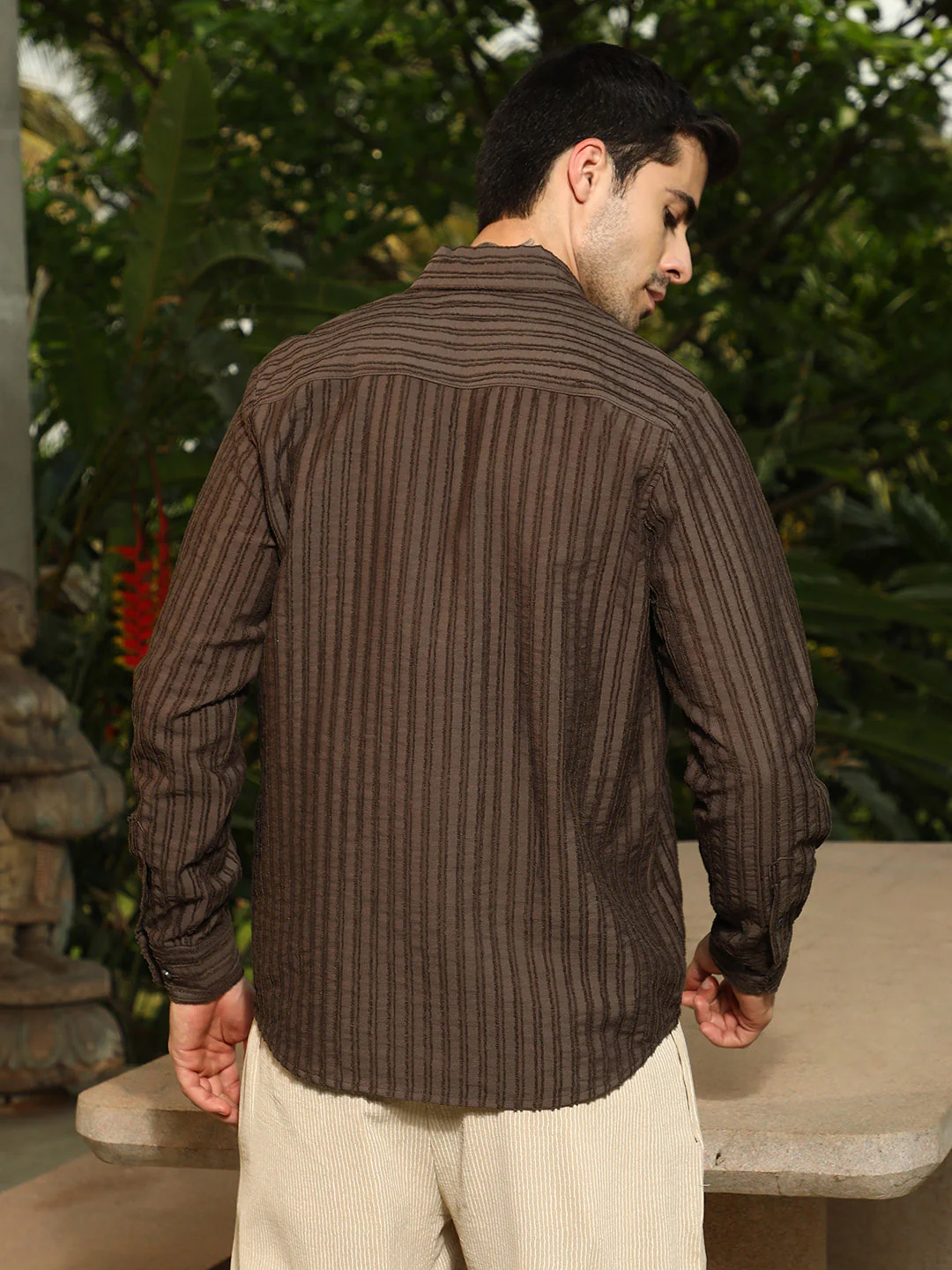 Edge-Lined Half-Placket Shirt - Image 4