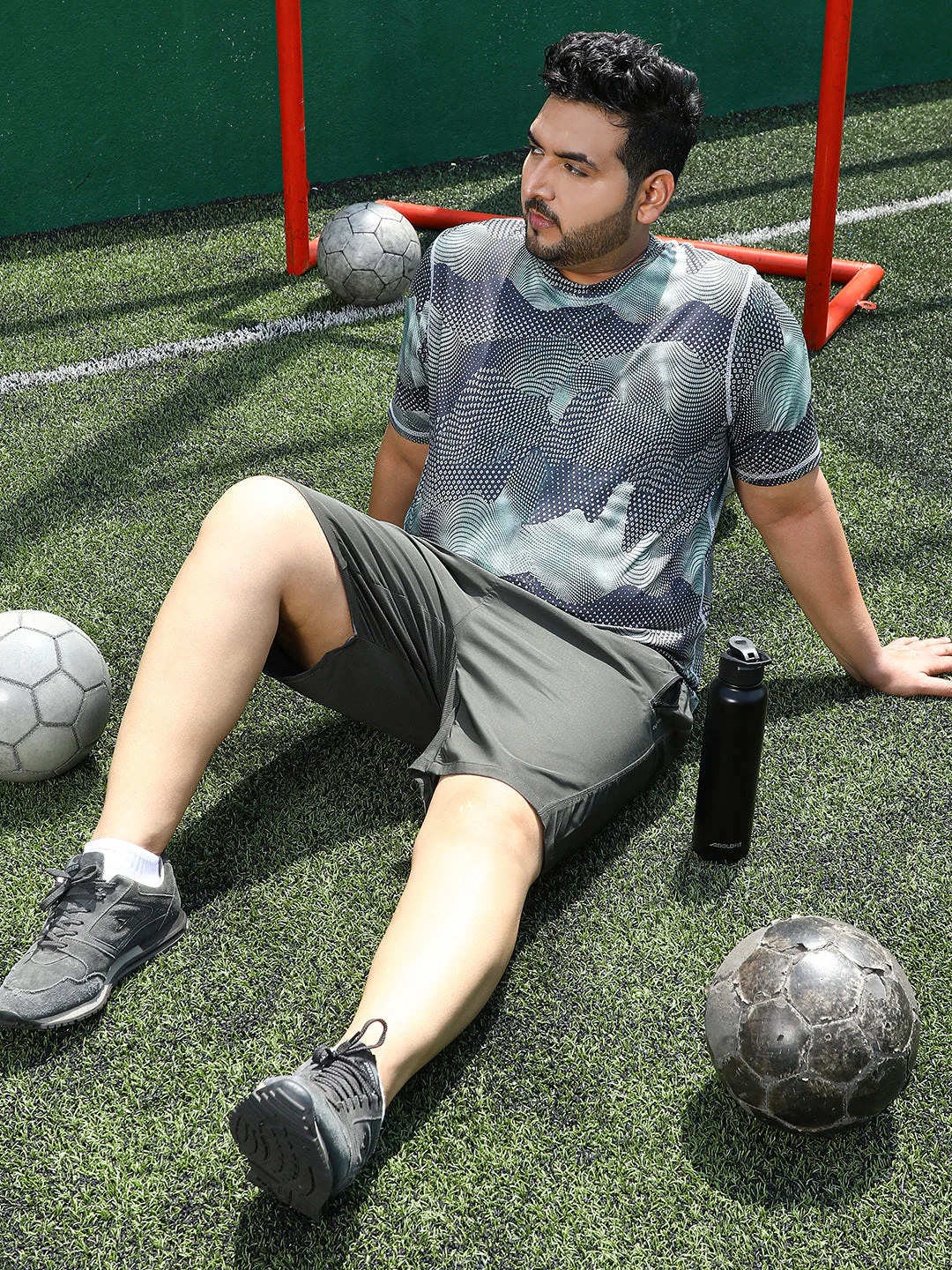 Abstract-Motif Activewear T-Shirt - Image 6