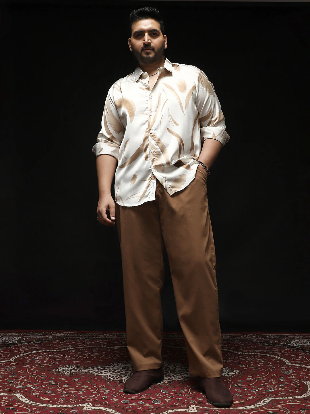 Double-Pleated Tailored Trousers - Image 5