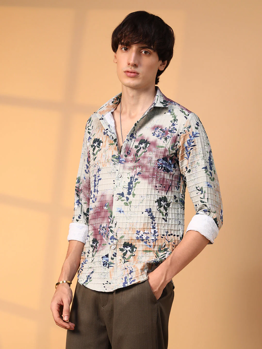 Floral-Waffle Shirt - Image 3