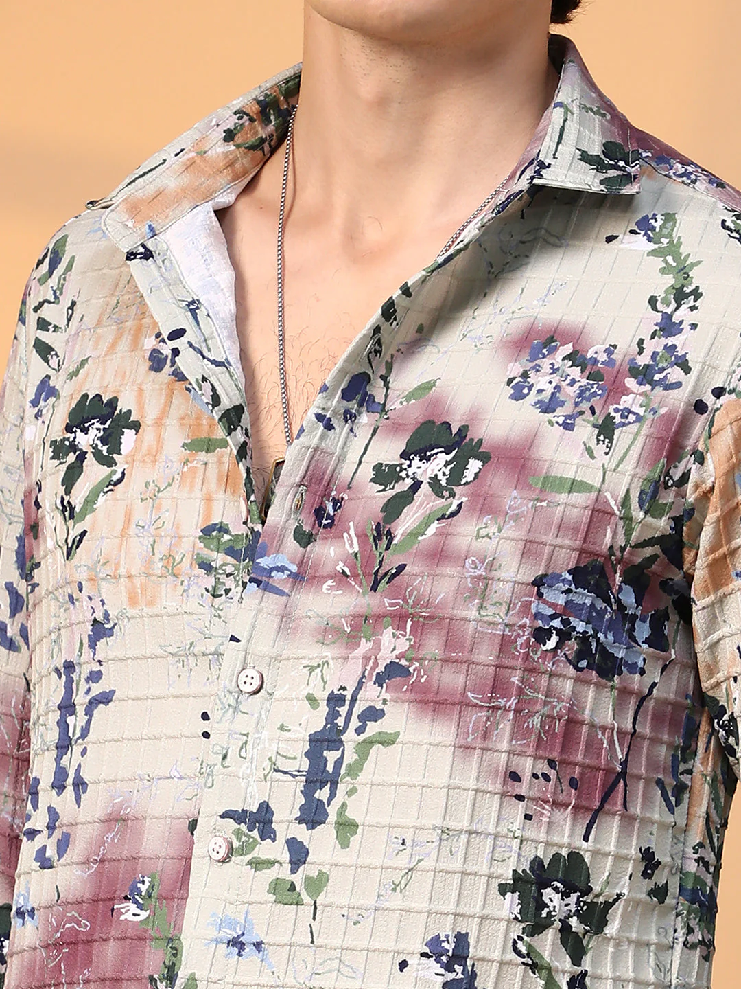Floral-Waffle Shirt - Image 7