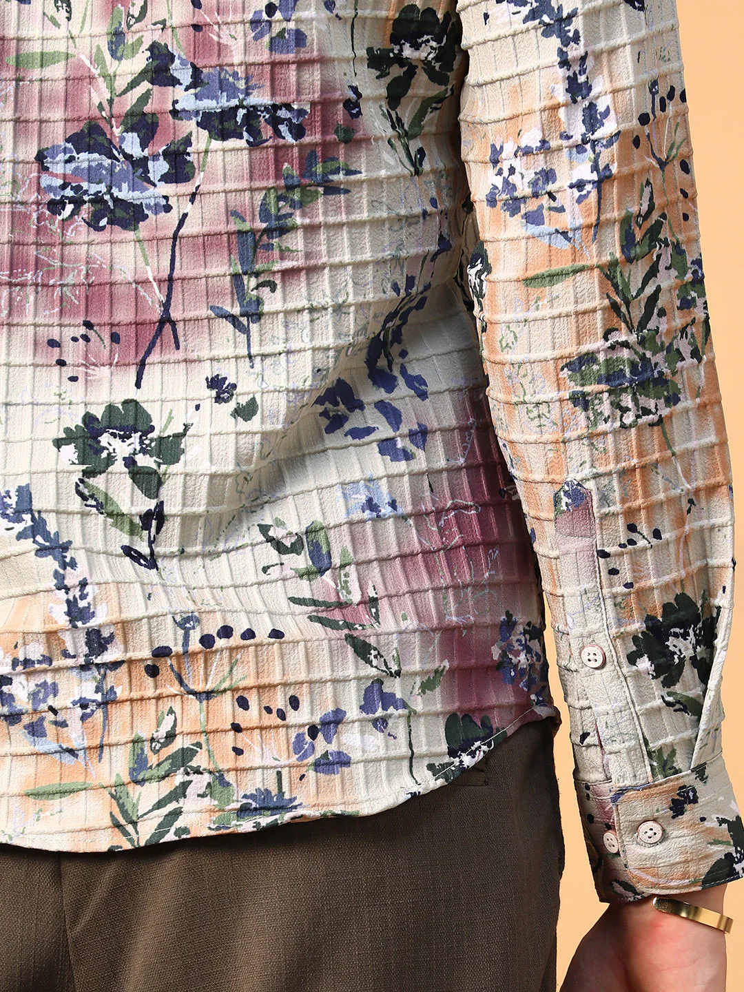 Floral-Waffle Shirt - Image 8