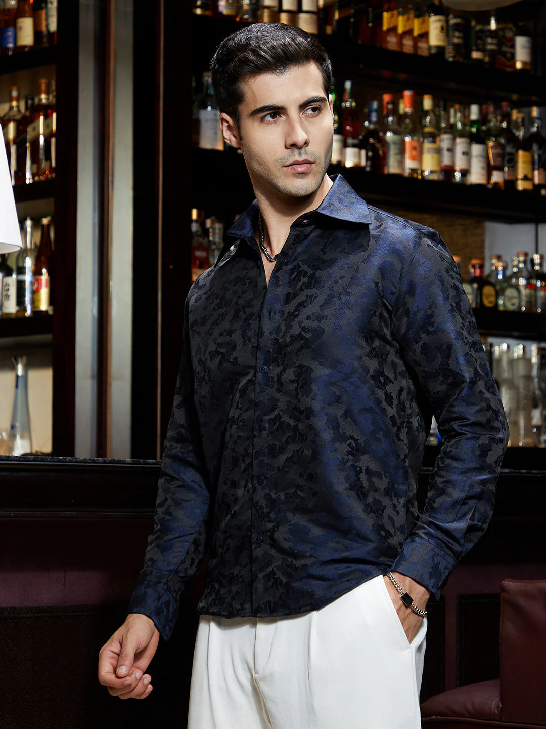Abstract-Woven Shirt - Image 3