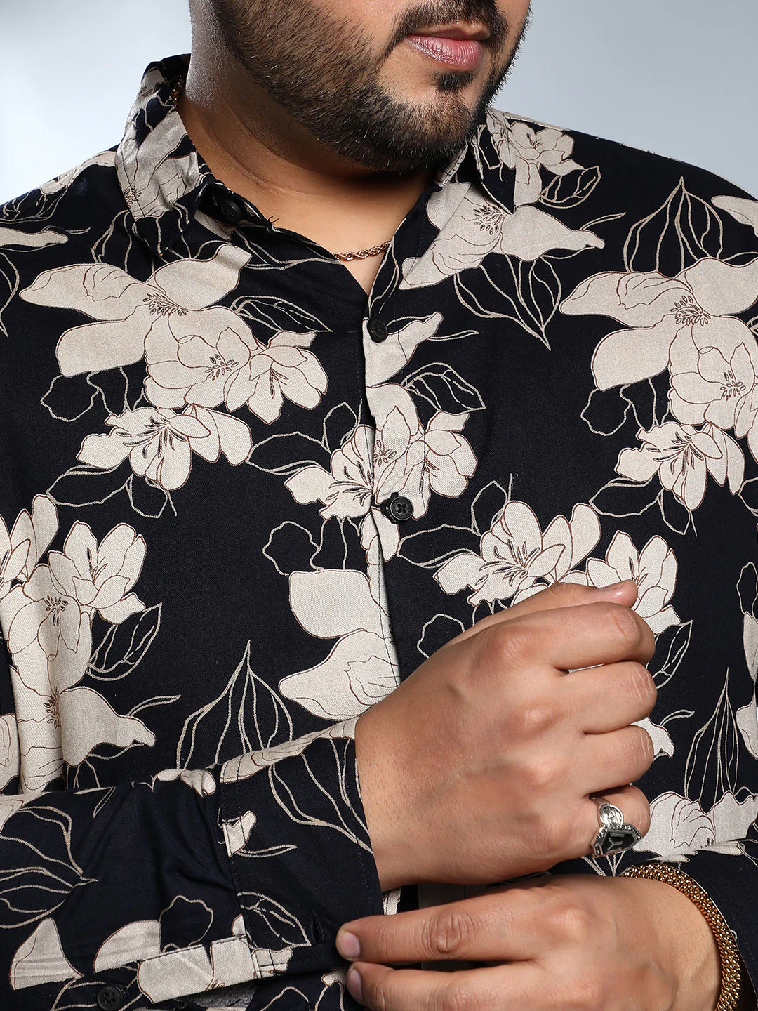 Botanical Imprint Shirt - Image 2