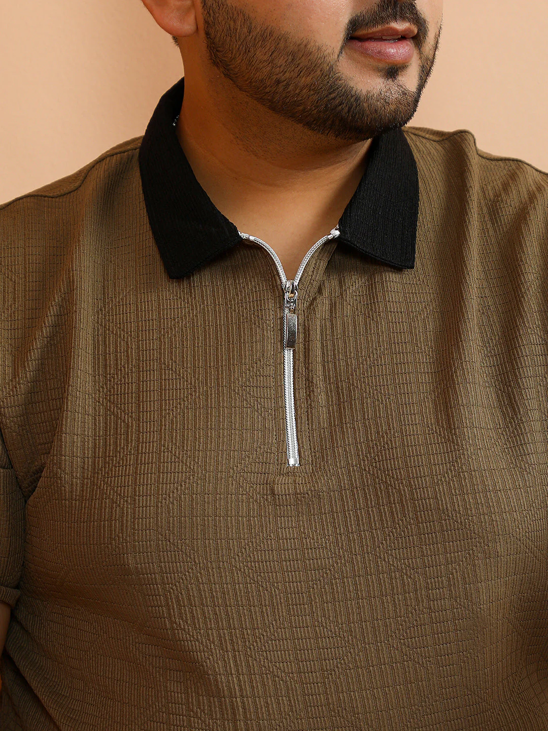 Oblique-Block Polo T-Shirt - Image 7