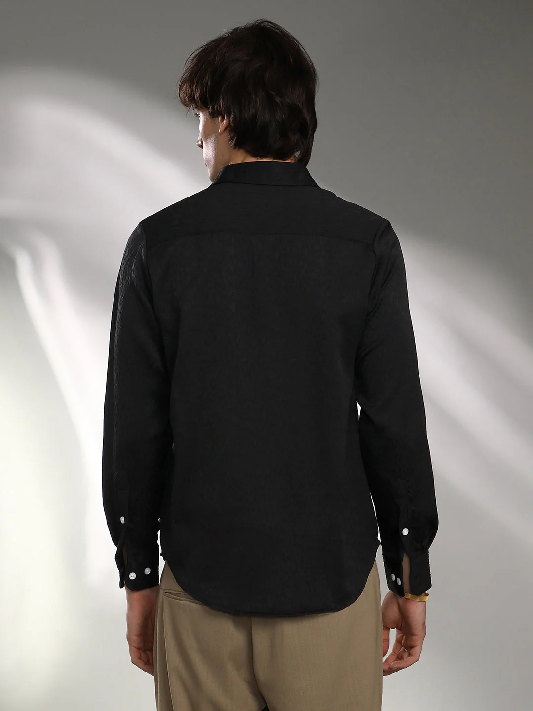 Abstract-Textured Shirt - Image 4