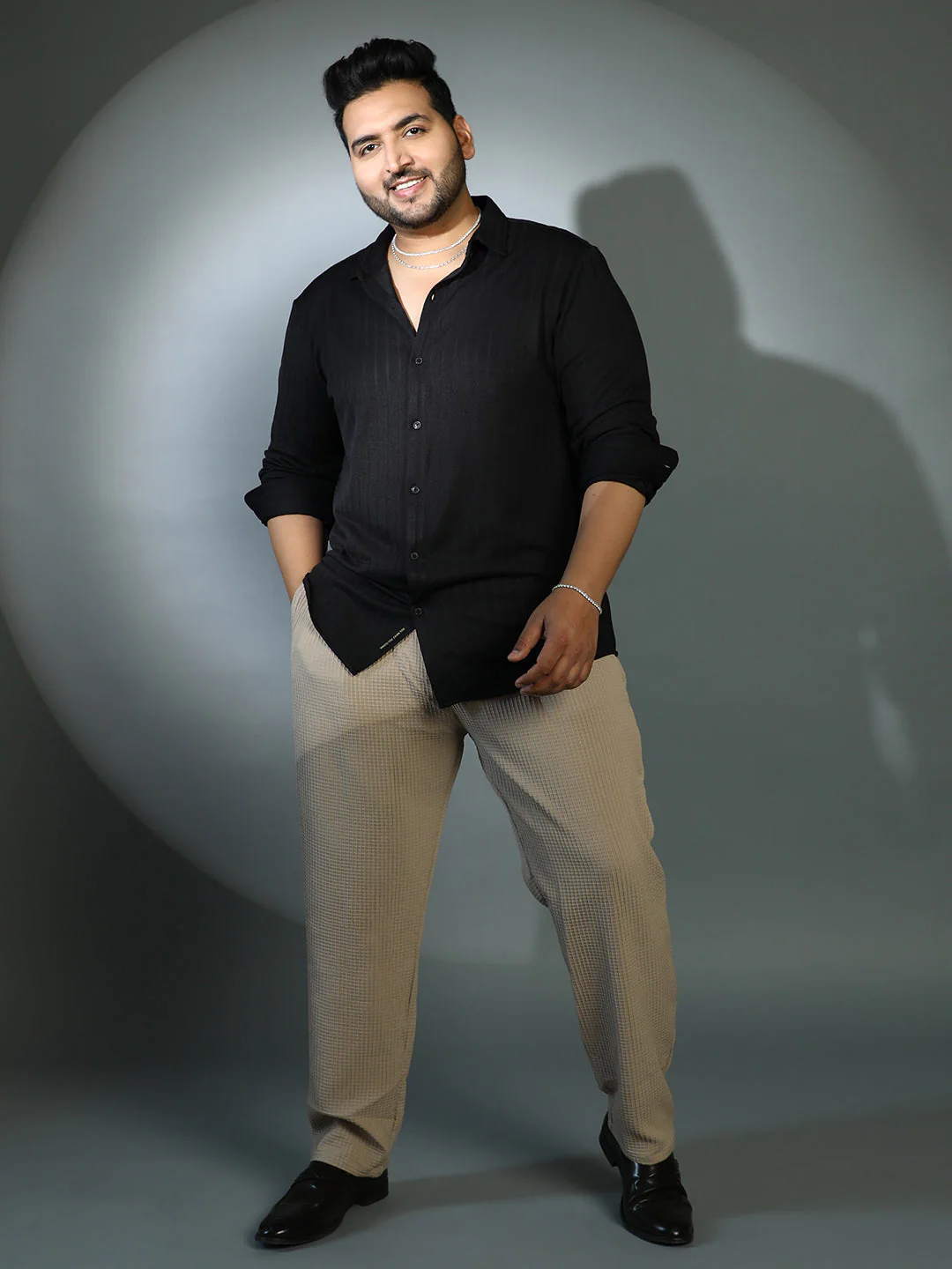 Chevron-Panel Tactile Shirt - Image 6