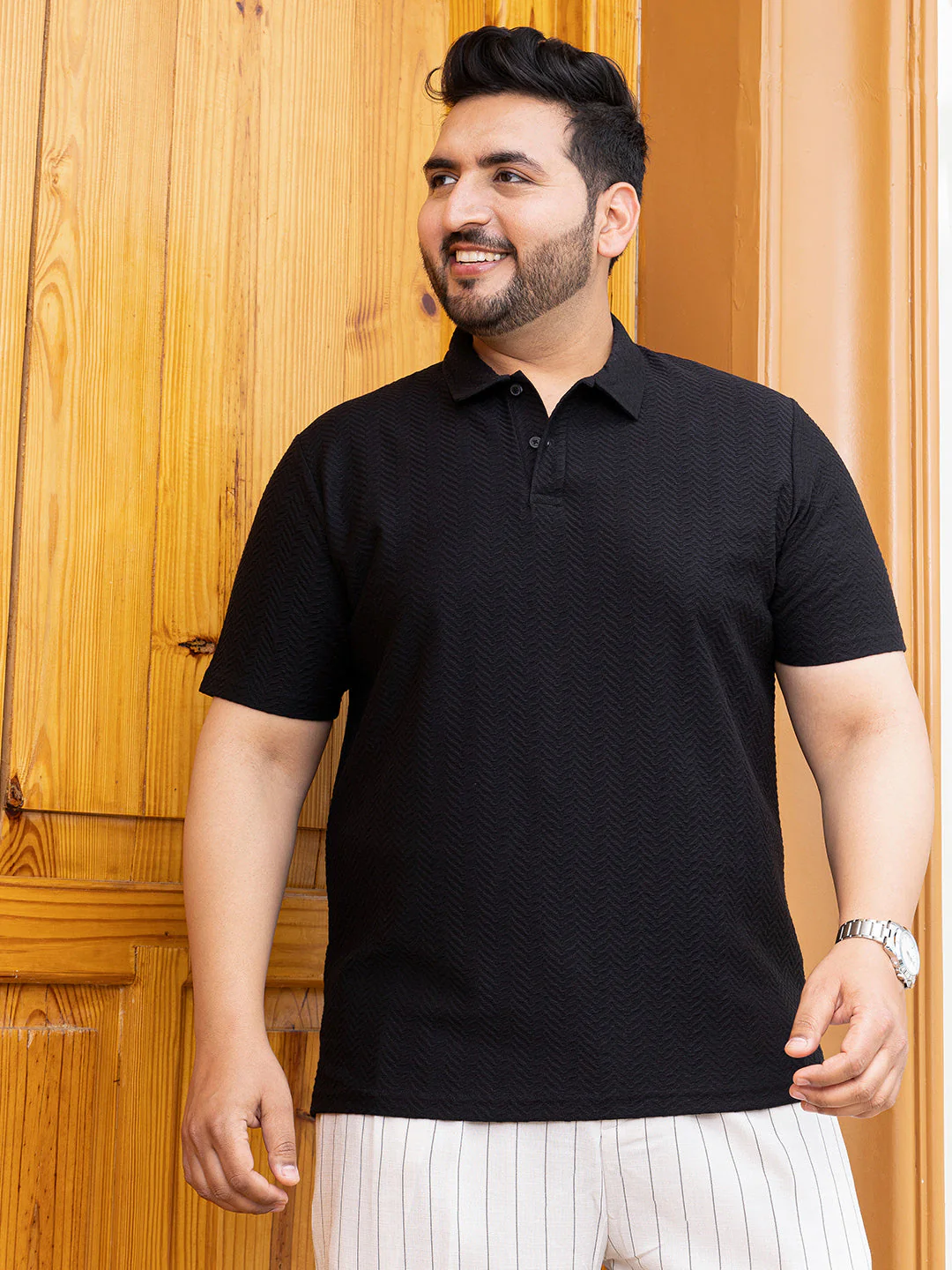 Chevron Polo T-Shirt - Image 2