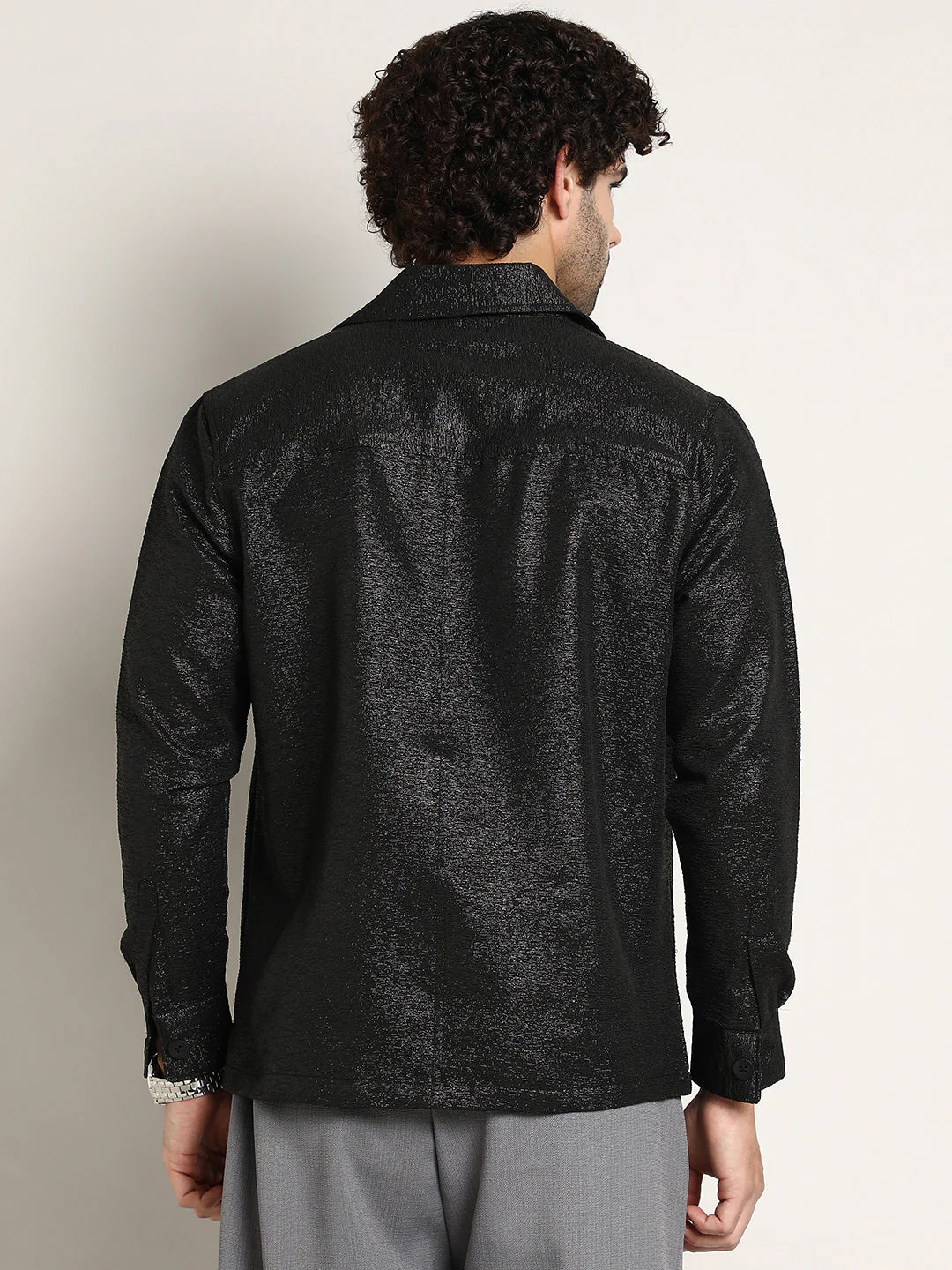 Metallic Utility Shacket - Image 4