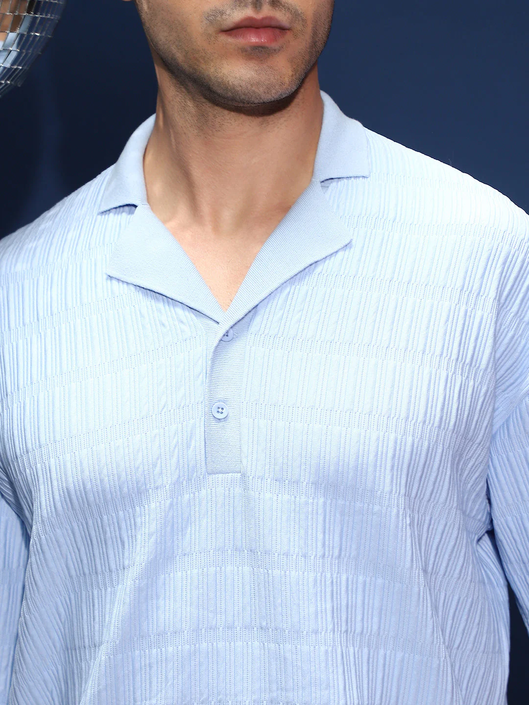 Bubble Cuban Polo T-Shirt - Image 7