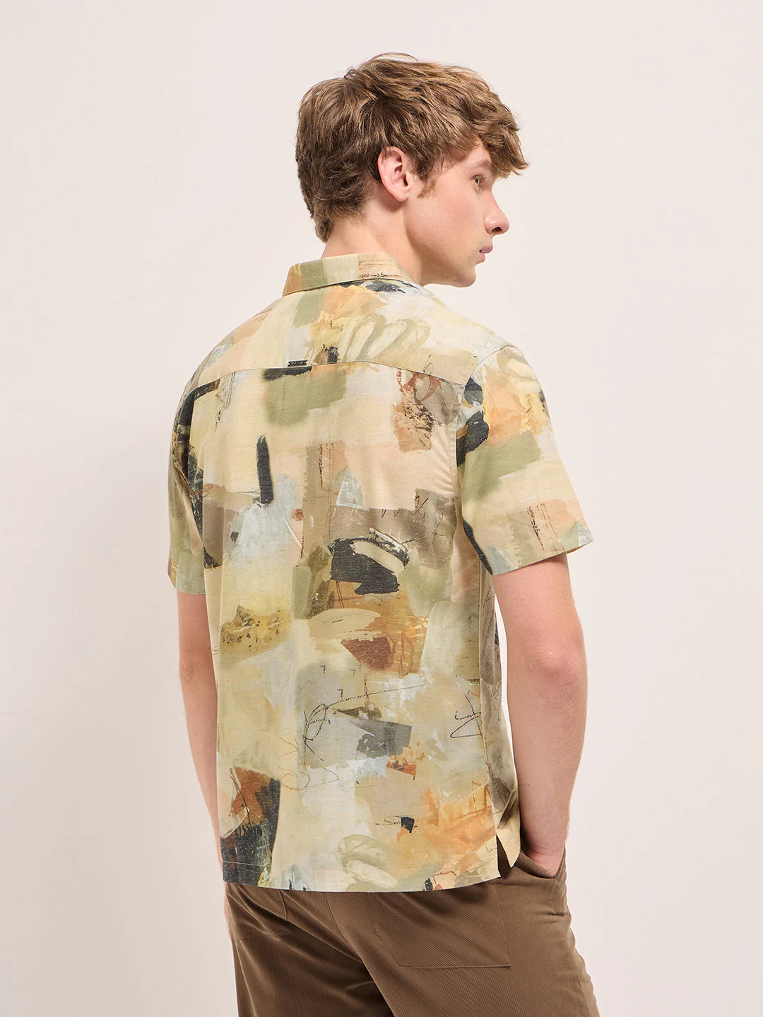 Men's Printed Relax Fit Casual Shirt - Image 2