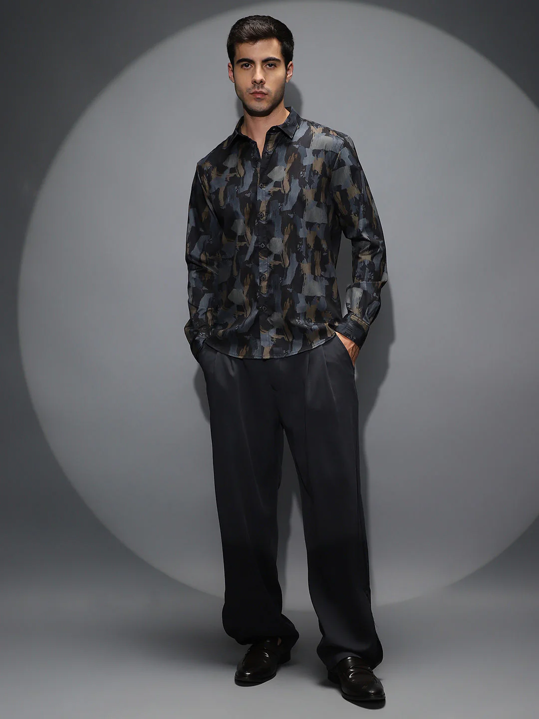 Fray-Stroke Imprint Shirt - Image 4