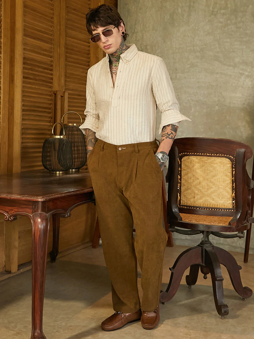 Edge-Lined Half-Placket Shirt - Image 6