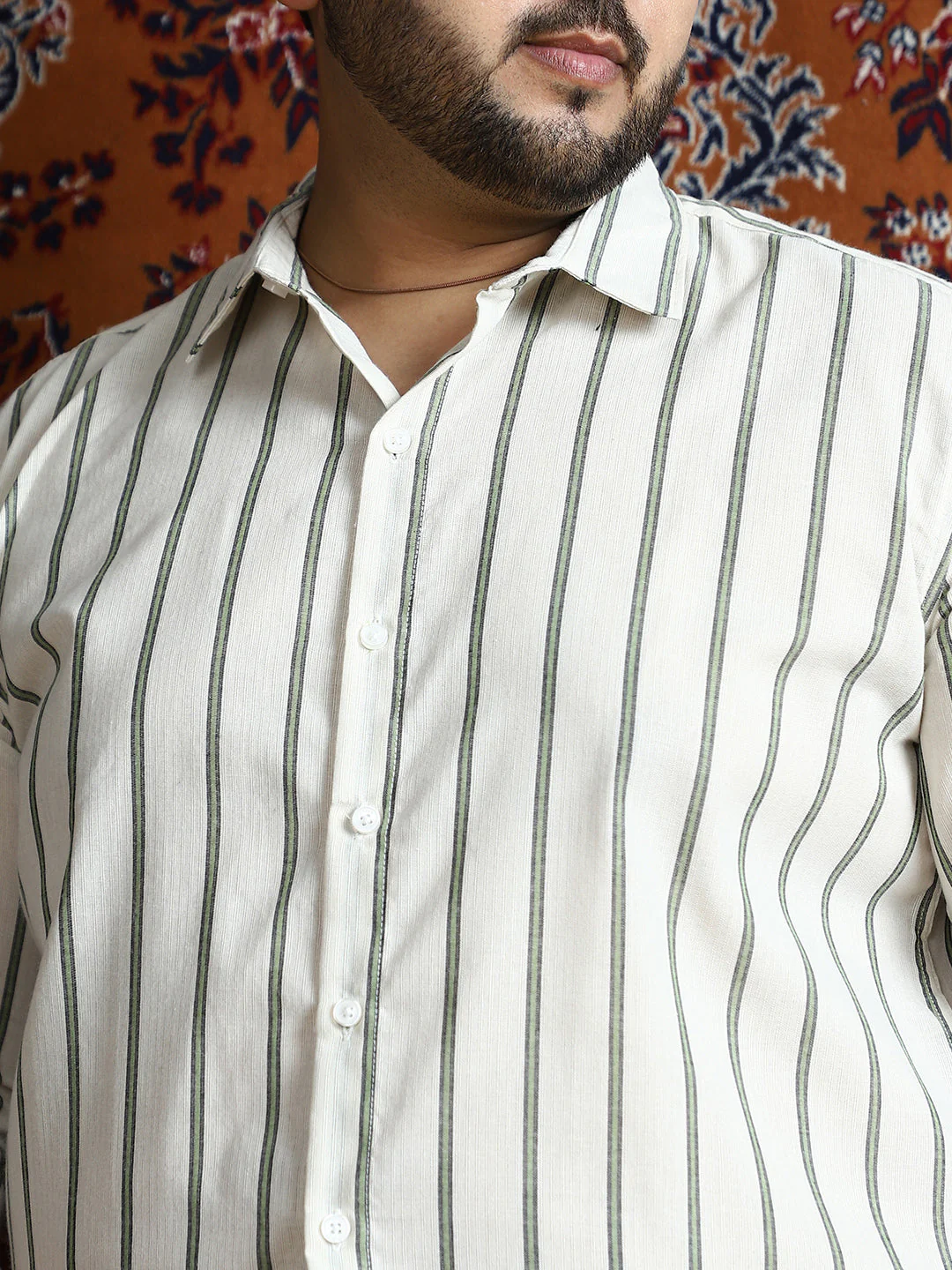 Lined Halo-Striped Shirt - Image 7