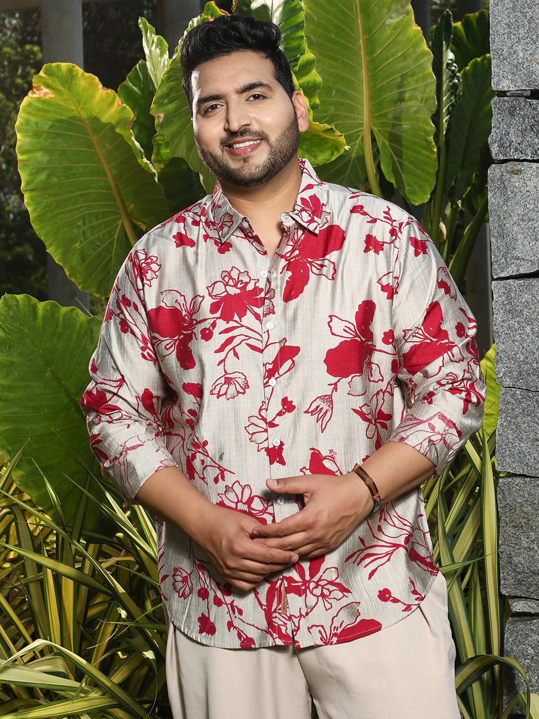Freesia-Imprint Shirt - Image 2
