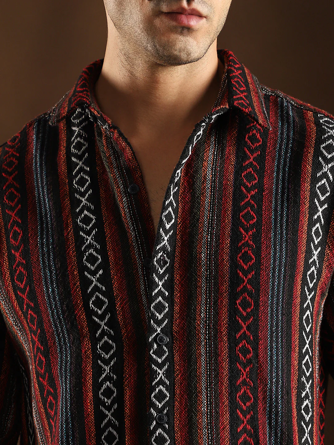 Folk-Weave Shirt - Image 7