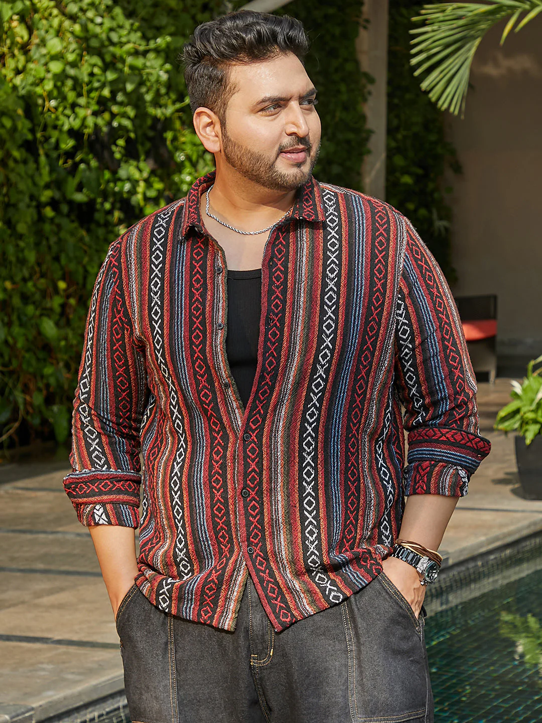 Folk-Weave Shirt - Image 2