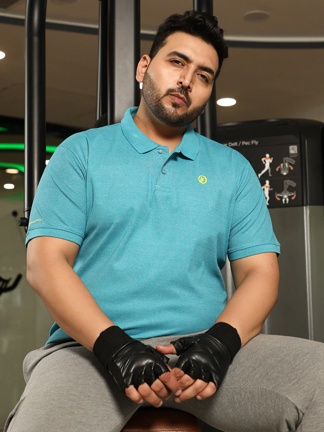Basic Activewear Polo T-Shirt - Image 2