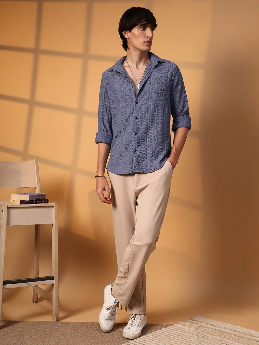 Aztec-Textured Shirt - Image 5