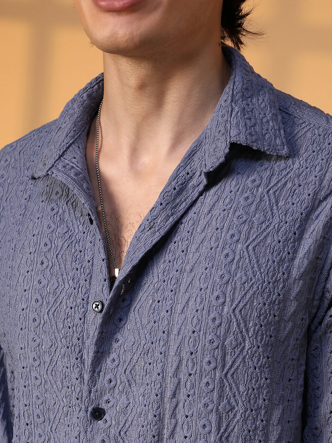 Aztec-Textured Shirt - Image 7