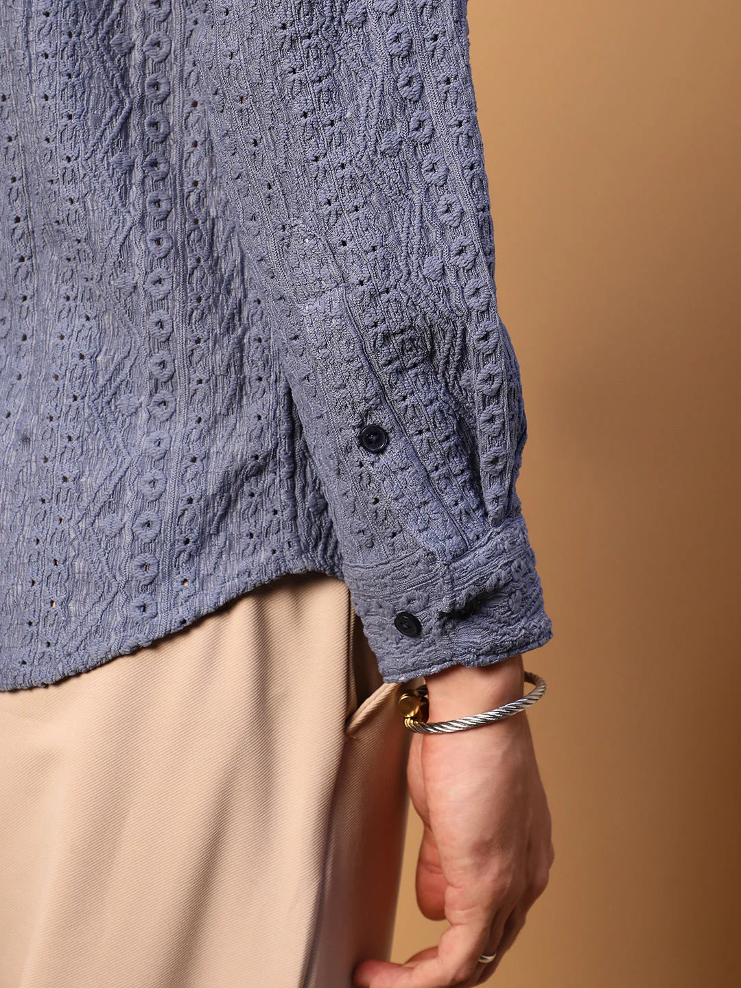 Aztec-Textured Shirt - Image 8