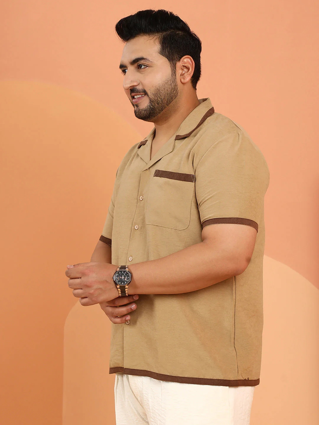 Contrast-Cuban Shirt - Image 4